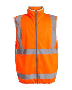 Pro hi-vis full-zip gilet