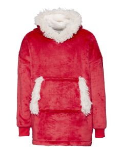 The Kids Ribbon oversized cosy reversible sherpa hoodie