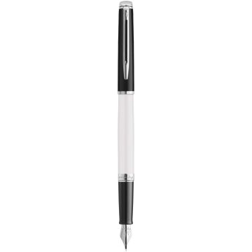 Hemisphere colour blocking fountain pen with palladium trim (blue ink)