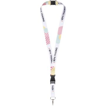 Balta sublimation lanyard with safety breakaway and buckle