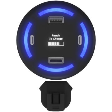 SCX.design H11 light-up logo smart home charger