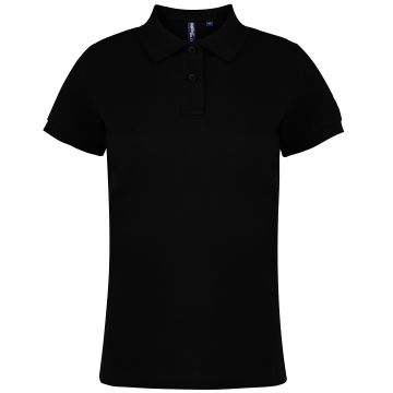 Women's Classic fit polo - Black - XS