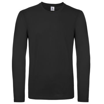 B&C #E150 long sleeve - Black - S