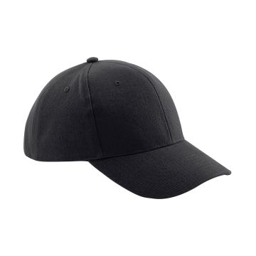 Pro-style heavy brushed cotton cap - Black - One size