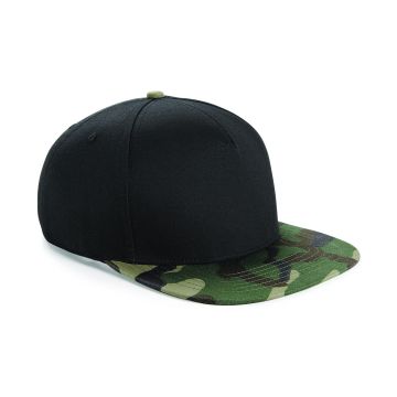 Camo snapback - Black/Jungle Camo - One size