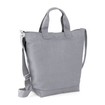 Canvas day bag - Light Grey - One size