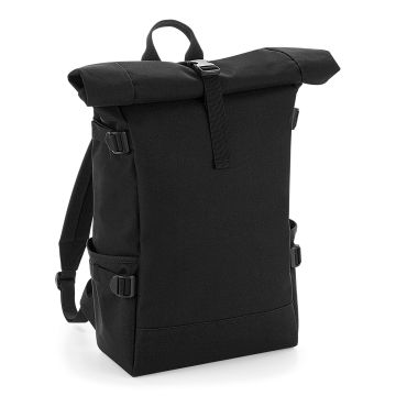 Block roll-top backpack - Black/Black - One size