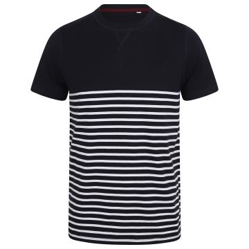 Short-sleeved Breton T - Navy/White - XS