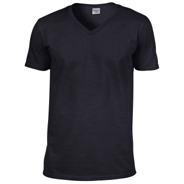 Softstyle™ v-neck t-shirt - Black - M