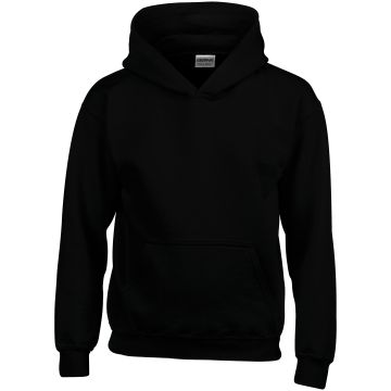 Heavy Blend™ youth hooded sweatshirt - Black - XS