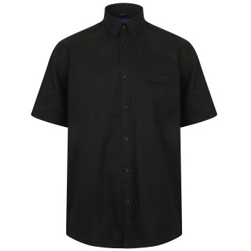 Wicking antibacterial short sleeve shirt - Black - S