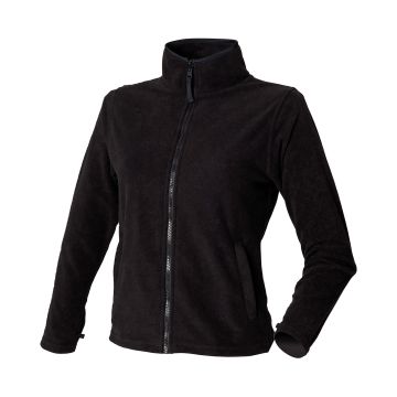 Women's microfleece jacket - Black - S