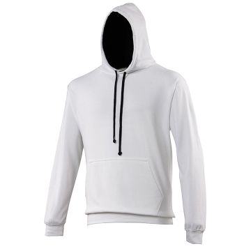 Varsity hoodie - Arctic White/French Navy - S