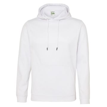 Sports polyester hoodie - Arctic White - S