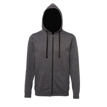 Varsity zoodie - Charcoal/Jet Black - S