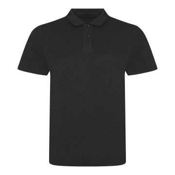 Triblend polo - Heather Black - M