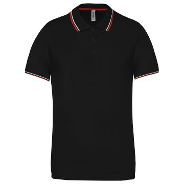 Short sleeve polo shirt - Black - S