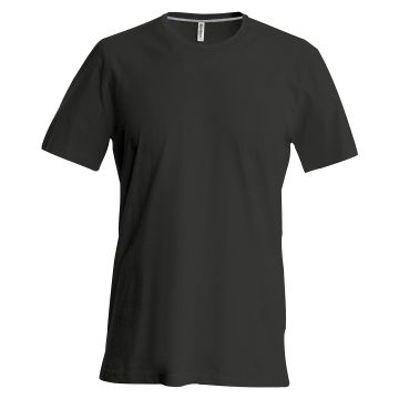 Short-sleeved crew neck T-shirt - Black - S