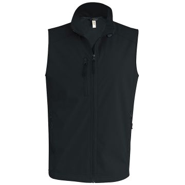 Men's softshell bodywarmer - Black - S