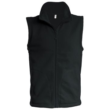 Luca men's microfleece gilet - Black* - M