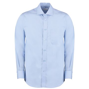 Premium non-iron corporate shirt long-sleeved (classic fit) - Light Blue - 14.5