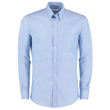 Slim fit workwear Oxford shirt long-sleeved (slim fit) - Light Blue - 14