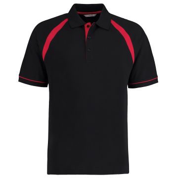 Oak hill polo (classic fit) - Black/Bright Red - S