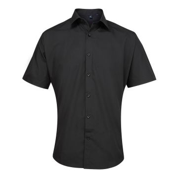 Supreme poplin short sleeve shirt - Black - 14.5