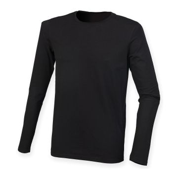 Feel good long sleeved stretch t-shirt - Black - S