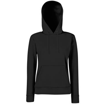 Women's Classic 80/20 hooded sweatshirt - Black - XS
