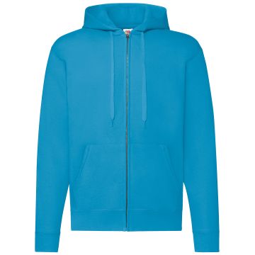 Classic 80/20 hooded sweatshirt jacket - Azure Blue - S