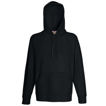 Lightweight hooded sweatshirt - Black - M