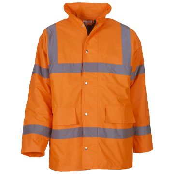 Hi-vis classic motorway jacket (HVP300) - Orange - M