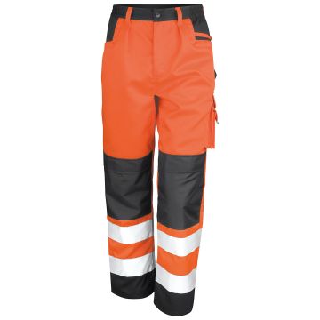 Safety cargo trousers - Orange - S