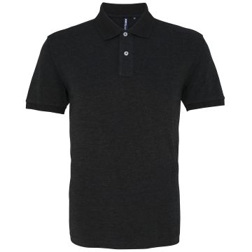 Men's Classic fit polo - Heather Black - S