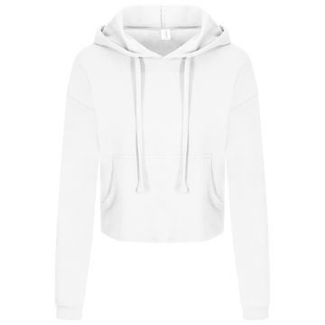 Women's cropped hoodie - Arctic White - XXS