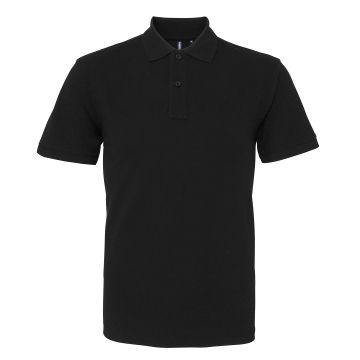 Men's organic polo - Black - S
