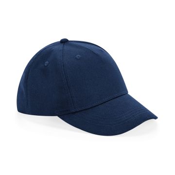 Junior organic cotton 5-panel cap - Navy - One size