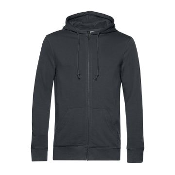 B&C Inspire Zipped Hood - Asphalt - S