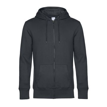 B&C KING Zipped Hood - Asphalt* - XS