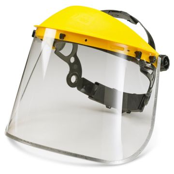 B-BRAND METAL EDGE VISOR 8" - Clear