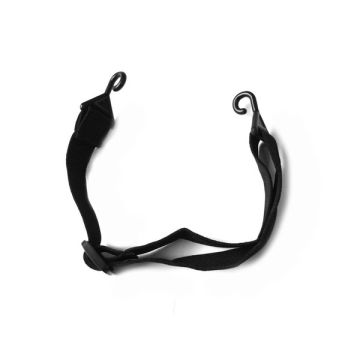 VENTED HELMET CHIN STRAP - Black