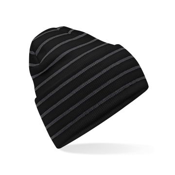 Original deep-cuffed striped beanie