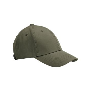 EarthAware® organic cotton canvas 6-panel cap - Olive Green - One size