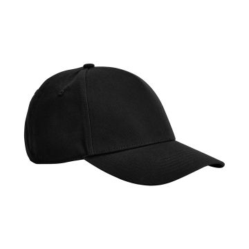 EarthAware® classic organic cotton 5-panel cap - Black - One size