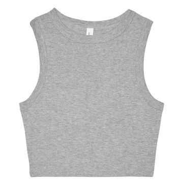 Women’s micro rib muscle crop tank