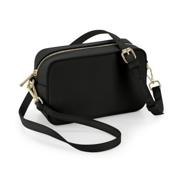 Boutique structured cross body bag - Black - One size