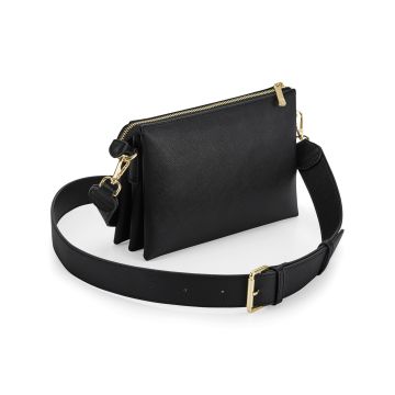 Boutique soft cross-body bag - Black - One size