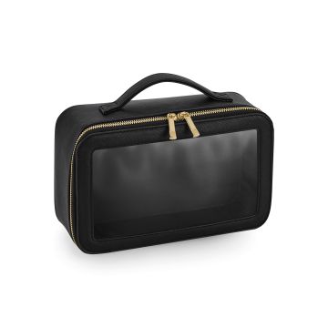 Boutique clear window travel case - Black - One size