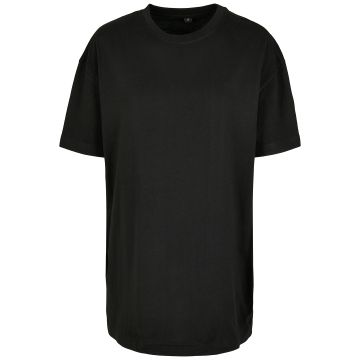 Women's oversized boyfriend tee - Black - XS